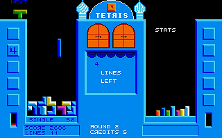 Tetris atari screenshot